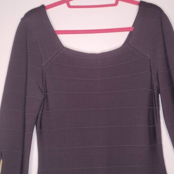 INC International Concepts Black Bodycon Zipper Dress – Worn Once (L) - Picture 2 of 8